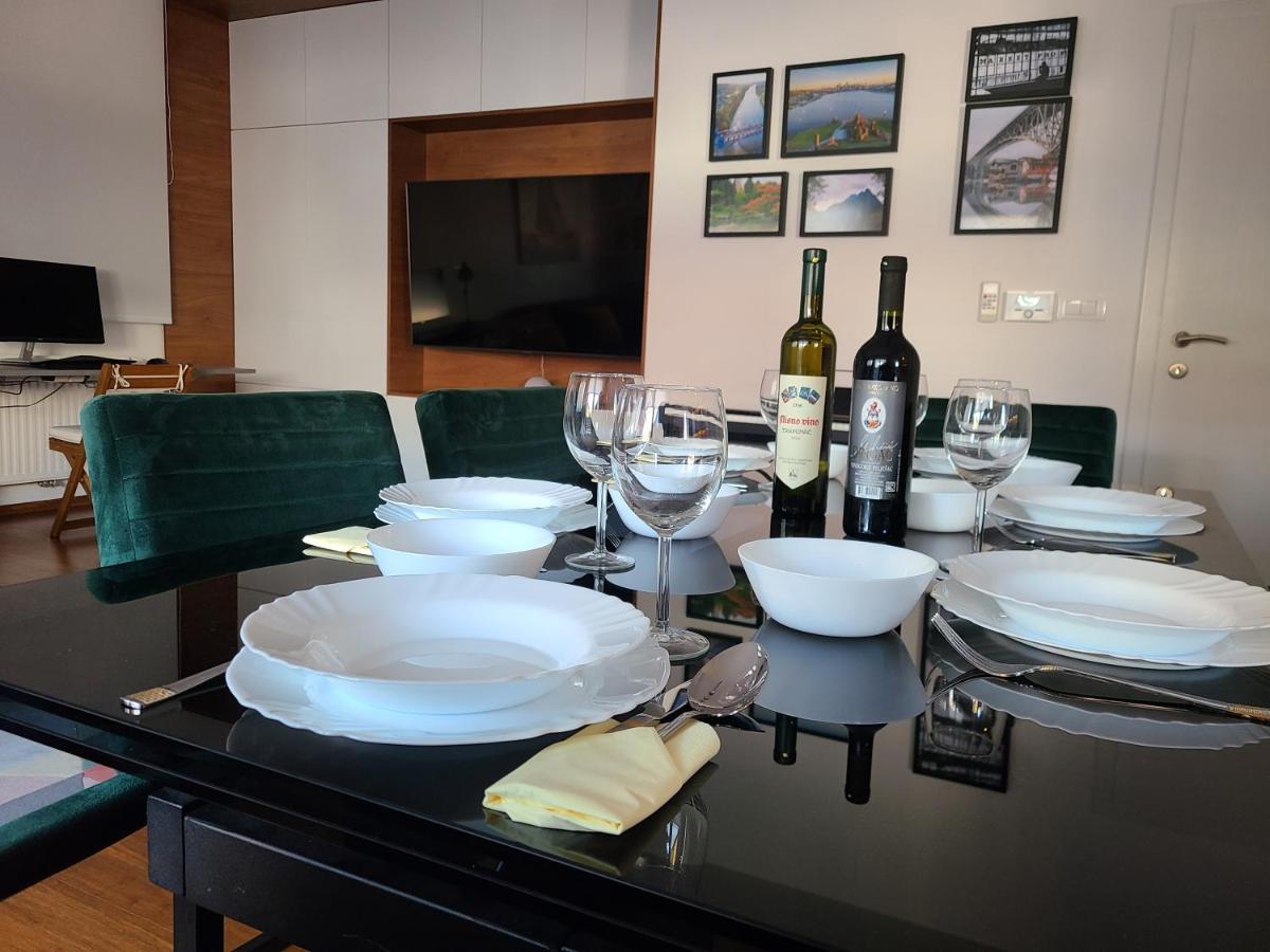 Modern 4-Star Luxury Apt - Wfh Ready, Free Parking Zágráb Kültér fotó