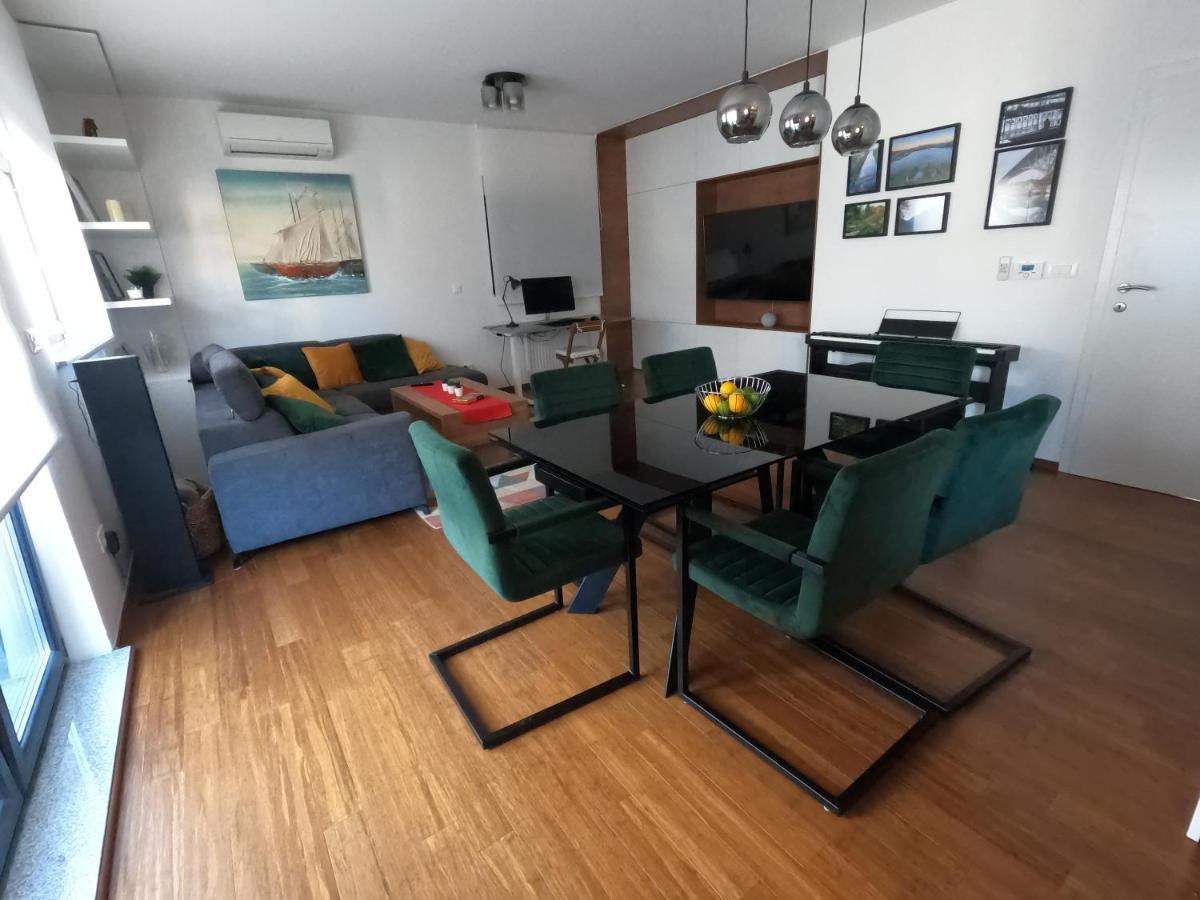 Modern 4-Star Luxury Apt - Wfh Ready, Free Parking Zágráb Kültér fotó