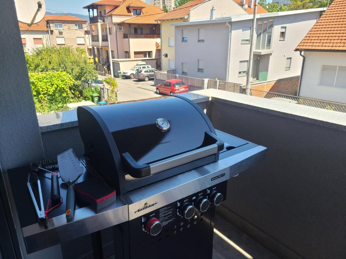 Modern 4-Star Luxury Apt - Wfh Ready, Free Parking Zágráb Kültér fotó